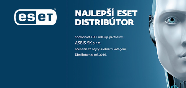 ESET recognizes ASBIS Slovakia the best distributor of 2016