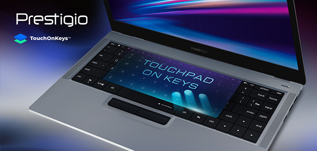 PRESTIGIO and CLEVETURA finalize work on the world's first laptop with touchpad on keyboard