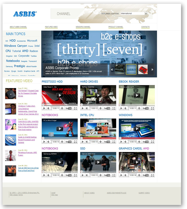 ASBIS video portal